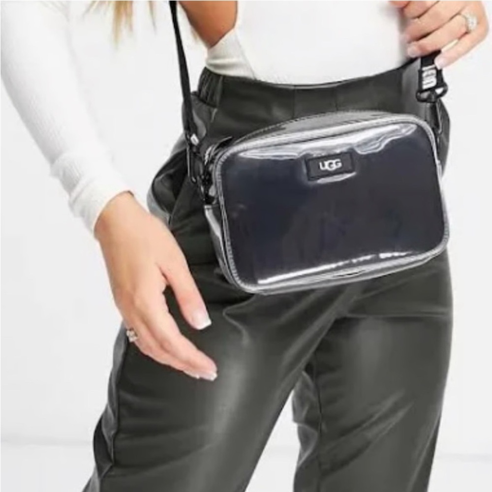 UGG clear crossbody  belt bum bag concert festival travel